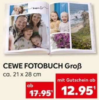 Kaufland CEWE FOTOBUCH Groß ca. 21 x 28 cm Angebot