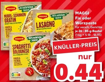 Kaufland MAGGI Fix oder Würzpaste 26-85 g Beutel Angebot