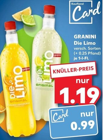 Kaufland GRANINI Die Limo 1-I-FI. Angebot