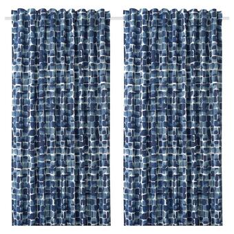 IKEA Spirstånds 2 gardinenschals (abdunk.) blau Angebot