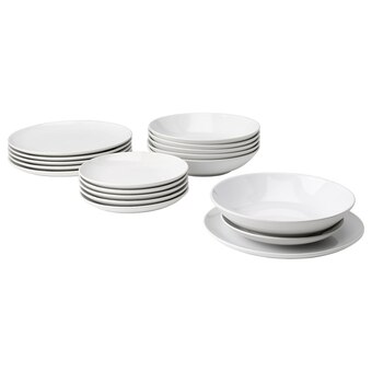 IKEA Godmiddag service 18-tlg. weiß Angebot