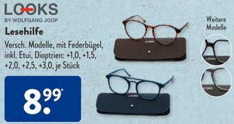 Aldi Süd LOOKS BY WOLFGANG JOOP Lesehilfe Angebot
