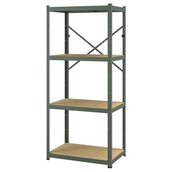 IKEA Bror regal graugrün/kiefersperrholz Angebot