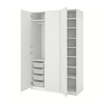 IKEA Pax / vikanes schrankkombination weiß/weiß 150x60x236 cm Angebot