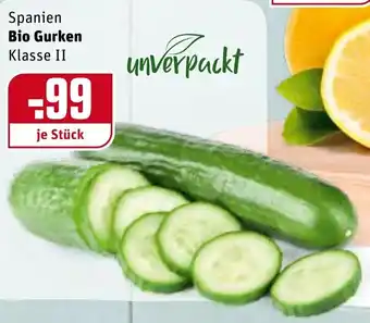 REWE Spanien Bio Gurken Angebot