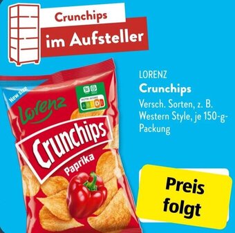 Aldi Süd LORENZ Crunchips 150 g Packung Angebot