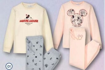 Aldi Nord Damen pyjama disney Angebot