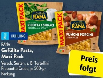 Aldi Süd RANA Gefüllte Pasta, Maxi Pack 500 g Packung Angebot