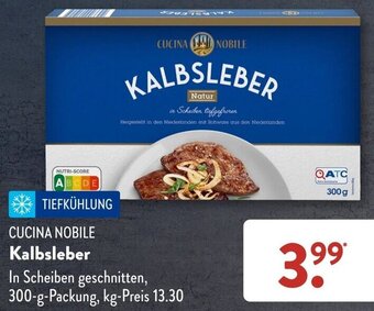 Aldi Süd CUCINA NOBILE Kalbsleber 300 g Packung Angebot