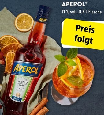 Aldi Süd APEROL 0,7 L Flasche Angebot