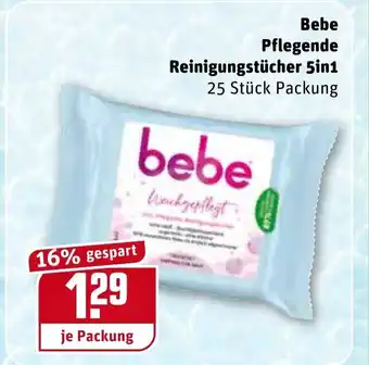 REWE Bebe Pflegende Reinigungstücher 5in1 Angebot