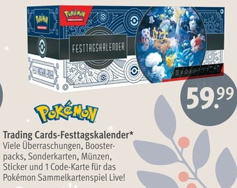 Rossmann Pokémon Trading Cards-Festtagskalender Angebot