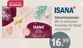 Rossmann ISANA Adventskalender Angebot