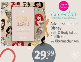 Rossmann accentra Adventskalender Disney Angebot