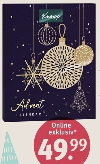 Rossmann Kneipp Adventskalender Angebot