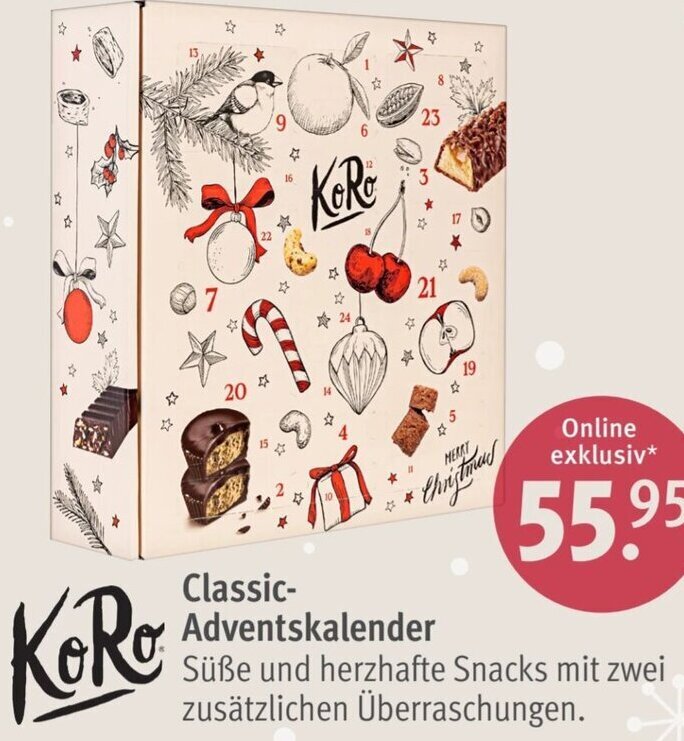 KoRo Classic-Adventskalender Angebot bei Rossmann