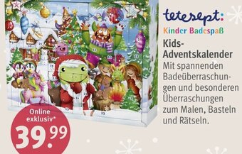 Rossmann tetesept: Kinder Badespaß Kids-Adventskalender Angebot