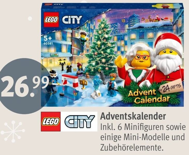 LEGO CITY Adventskalender Angebot bei Rossmann