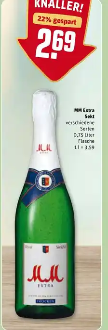 REWE MM Extra Sekt 0,75L Angebot