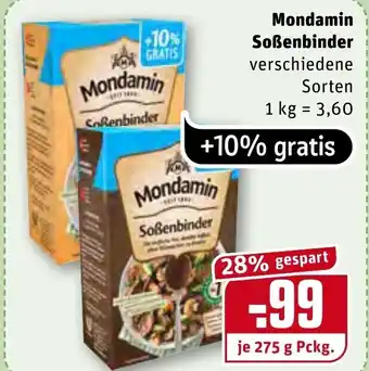 REWE Mondamin Soßenbinder 275g Angebot