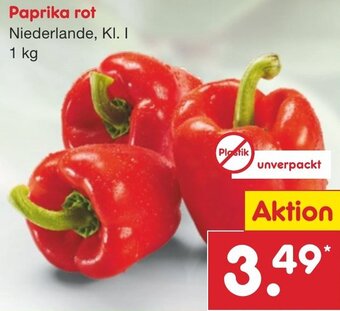 Netto Marken-Discount Paprika rot 1 kg Angebot