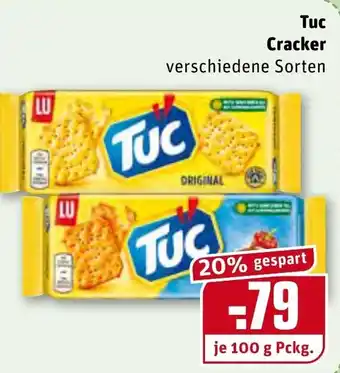 REWE Tuc Cracker 100g Angebot