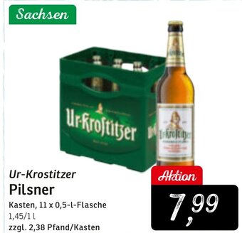 KONSUM Ur-Krostitzer Pilsner 11*500ml Angebot