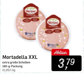 KONSUM Veroni Mortadella XXL 180-g-Packung Angebot