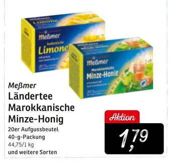 KONSUM Meßmer Ländertee Marokkanische Minze-Honig 20st Angebot