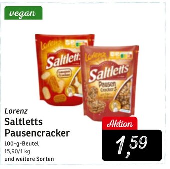 KONSUM Lorenz Saltletts Pausencracker 100-g-Beutel Angebot