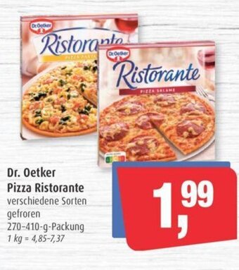 Markant Dr. Oetker Pizza Ristorante 270-410g Angebot