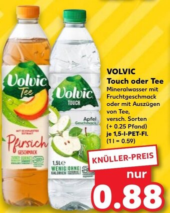 Kaufland VOLVIC Touch oder Tee 1,5 l PET Fl. Angebot
