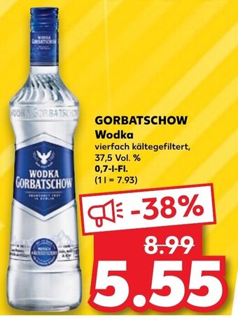 Kaufland GORBATSCHOW WODKA 0,7 l Fl. Angebot