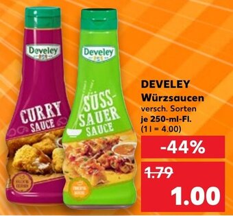 Kaufland DEVELEY Würzsaucen 250-ml-Fl. Angebot