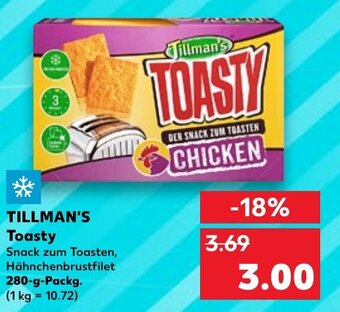Kaufland TILLMAN'S Toasty 280 g Packg. Angebot
