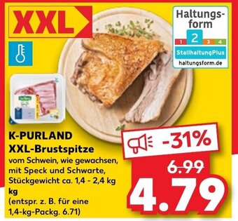 Kaufland K-PURLAND XXL-Brustspitze ca. 1,4 - 2,4 kg Angebot