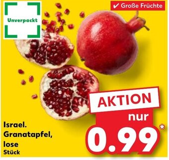 Kaufland Israel. Granatapfel, lose Stück Angebot