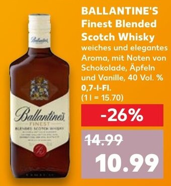 Kaufland BALLANTINE'S Finest Blended Scotch Whisky 0,7-l-Fl. Angebot