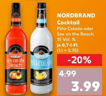 Kaufland NORDBRAND Cocktail 0,7 l Fl. Angebot