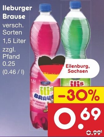 Netto Marken-Discount lleburger Brause 1,5 Liter Angebot