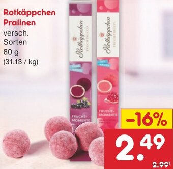 Netto Marken-Discount Rotkäppchen Pralinen 80 g Angebot