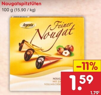 Netto Marken-Discount Nougatspitztüten 100 g Angebot