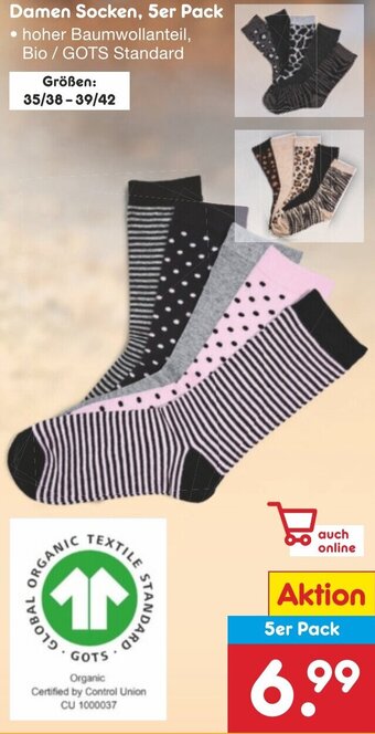 Netto Marken-Discount Damen Socken, 5er Pack Angebot