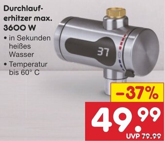 Netto Marken-Discount Durchlauferhitzer max. 3600 W Angebot