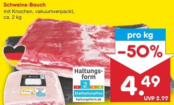 Netto Marken-Discount Schweine-Bauch ca. 2 kg Angebot