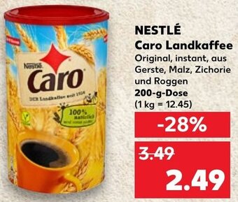 Kaufland NESTLÉ Caro Landkaffee 200 g Dose Angebot