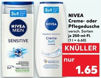 Kaufland NIVEA Creme oder Pflegedusche 250 ml Fl. Angebot
