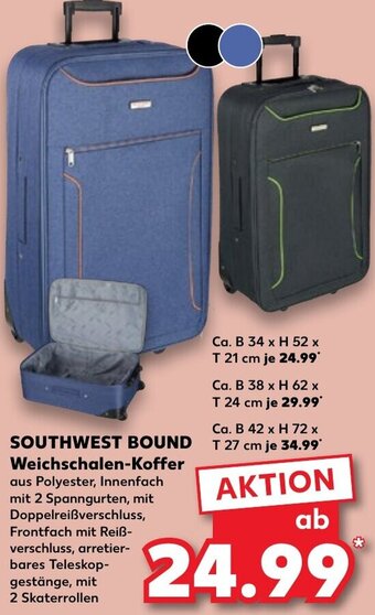 Kaufland SOUTHWEST BOUND Weichschalen-Koffer Angebot