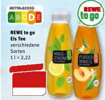 REWE Kaufpark Rewe to go Eis Tee 0,5L Angebot