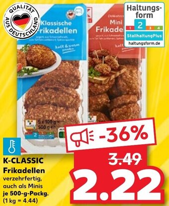 Kaufland K-CLASSIC Frikadellen 500 g Packg. Angebot